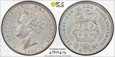 1826 6D S-3815 Bare Head MS62