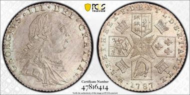 1787 6D S-3748 w/o Hearts MS63