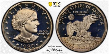 1980-S SBA$1 PR69DCAM