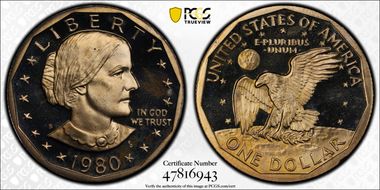 1980-S SBA$1 PR67DCAM