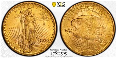 1920 $20 MS63