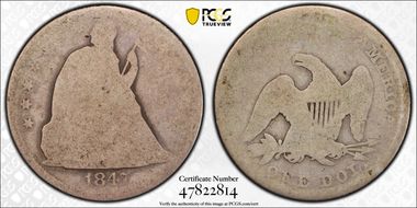 1847 $1 FR2