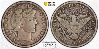 1905-O 50C VF20