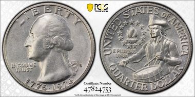 1976-S 25C Silver N1