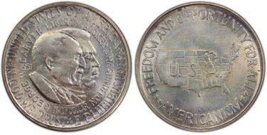 1951-D 50C Washington-Carver MS65