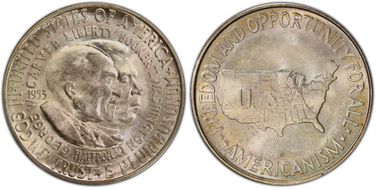 1953-S 50C Washington-Carver MS65