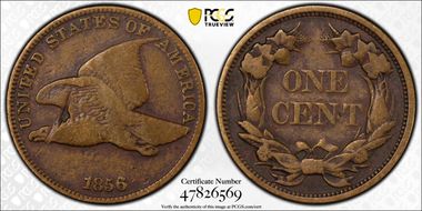 1856 1C Flying Eagle PR1