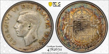 1949 50C Narrow Date N1