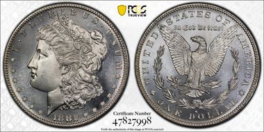 1882-S $1 MS68