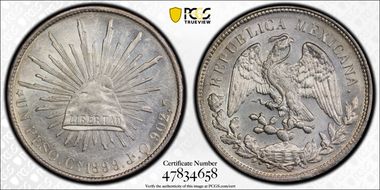 1899-Cn JQ Peso KM-409 MS62