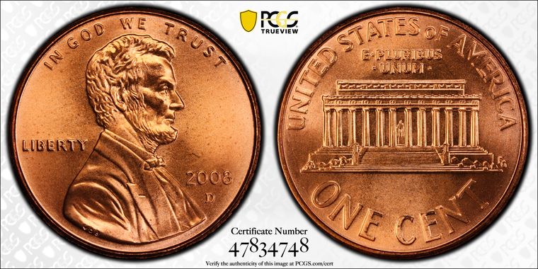 Cert 47834748 - Coin Image