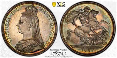 1887 Crown S-3921 MS63