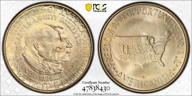 1954-S 50C Washington-Carver MS67