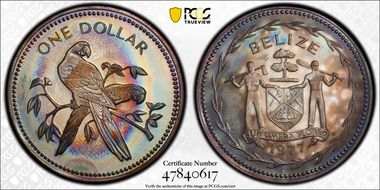 1977-FM $1 KM-43a Silver PR67DCAM