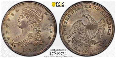 1838 50C GR-1 MS63