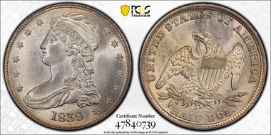 1839 50C GR-4 MS63