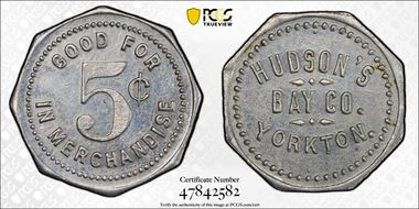 (c.1914-20) Tk 5C Gingras-280 Yorkton, SK Hudson's Bay Company MS61