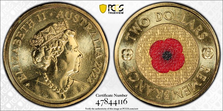 Cert 47844116 - Coin Image