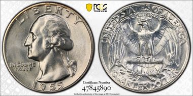 1955 25C MS65