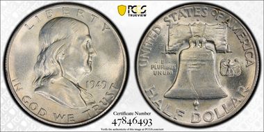 1949-S 50C MS63
