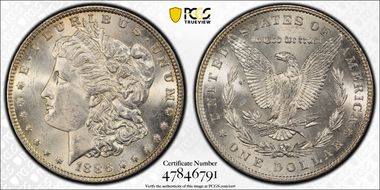 1886 $1 MS63