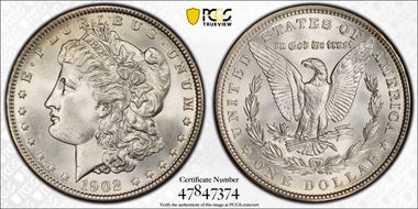 1902 $1 MS65