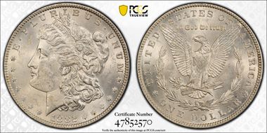 1882 $1 MS62
