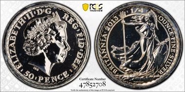 2013 50p Britannia - SS Gairsoppa MS67