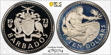 1973-FM $10 PR68DCAM