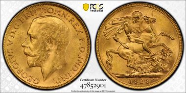 1923-M Sov S-3999 MS65