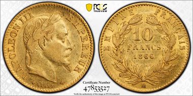 1866-BB 10 Fr Gad-1015 Petit BB AU53