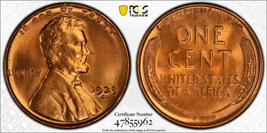 1939-S 1C MS66RD