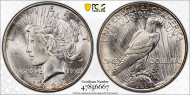 1923-D $1 MS64+