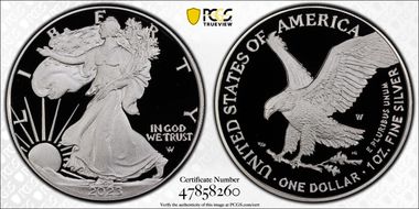 2023-W $1 Silver Eagle PR70DCAM