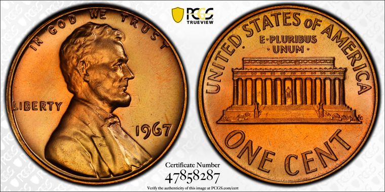 Cert 47858287 - Coin Image