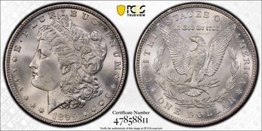 1899 $1 MS64