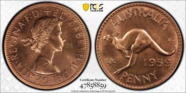 1959 (m) 1D PR65RD
