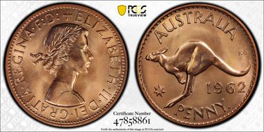 1962 Y. (p) 1D PR66RD