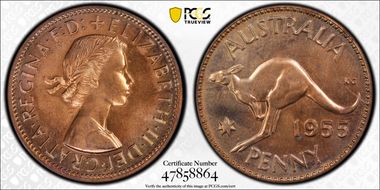 1955 (m) 1D PR65RD
