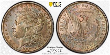 1881-S $1 XF45
