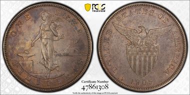 1905-S Peso Allen-16.06a Straight Serif N1