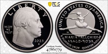 2023-S 25C Maria Tallchief-Silver PR70DCAM