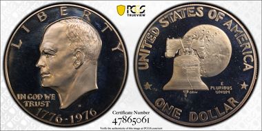 1976-S $1 Clad Type 1 PR66DCAM