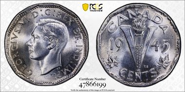 1945 5C MS65
