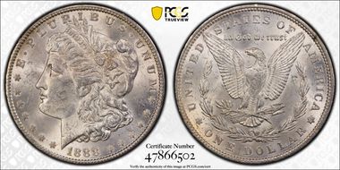 1888 $1 MS63
