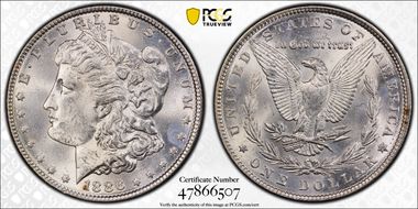 1886 $1 MS64