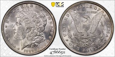 1889 $1 MS62