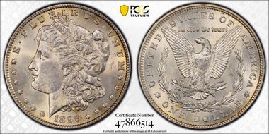 1896 $1 MS64