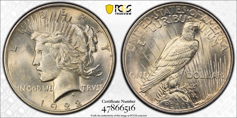 Cert 47866516 - Coin Image