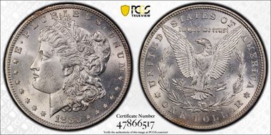 1880 $1 MS64